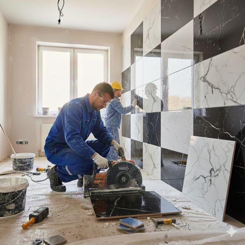 Tiles work